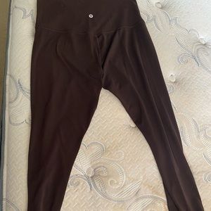 Lululemon wunder under  full length high rise leggings